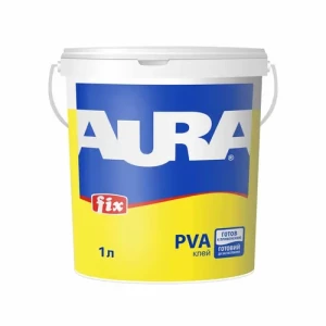 Клей для древесины ПВА AURA Fix 1л