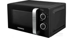 Микроволновая печь GRUNHELM 20MX 702-B (черная) 20л. 700Вт (6уров. мощ.) механическая