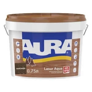 Деревозащитное средство AURA Lasur Aqua акриловое 0,07л палисандр