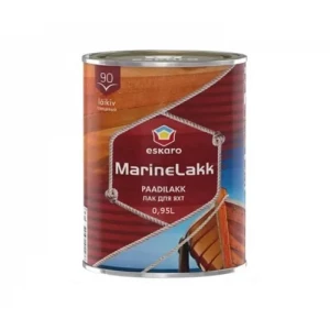 Лак ESKARO Marine lakk 90 яхтенный алкидно-уретановый 0,95л бесцветный