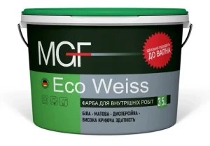Краска акриловая MGF М1 Eco Weiss 3,5кг