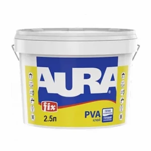 Клей для древесины ПВА AURA Fix 2,5л.