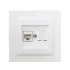 Розетка компьютерная. белая (RJ45 CAT6) Mono Electric DESPINA 102-190005-125