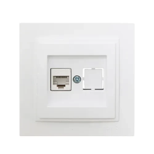 Розетка компьютерная. белая (RJ45 CAT6) Mono Electric DESPINA 102-190005-125 Розетка компьютерная. белая (RJ45 CAT6) Mono Electric DESPINA 102-190005-125