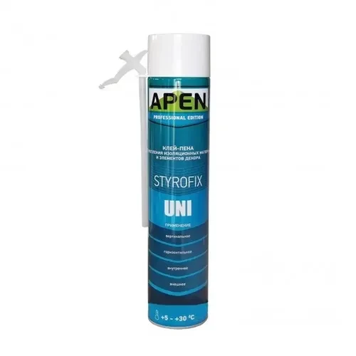 Пена-клей APEN Styrofix UNI ручная 750мл Пена-клей APEN Styrofix UNI ручная 750мл
