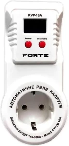 Реле напряжения FORTE KVP-16А