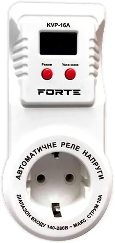 Реле напряжения FORTE KVP-16А Реле напряжения FORTE KVP-16А