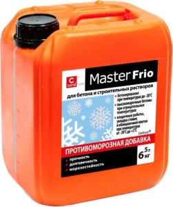 Противоморозная добавка Coral Master-Frio 5 л