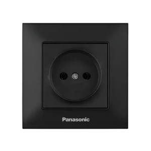 Розетка PANASONIC Arkedia Slim черная 1-я б/3 WNTC0201-2BL