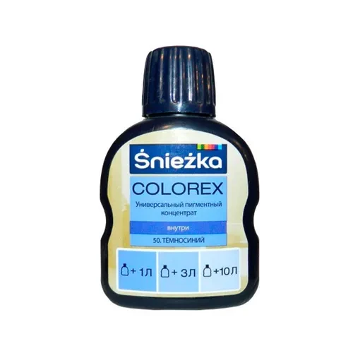 Краситель SNIEZKA Colorex 100мл 50 темно-синий Краситель SNIEZKA Colorex 100мл 50 темно-синий
