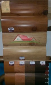 Металлический блок-хаус (дуб венге, вишня, дуб, золотой дуб, сосна, ольха)