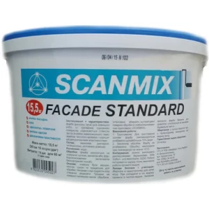 Краска фасадная SCANMIX Facade Standart 10л (14кг)