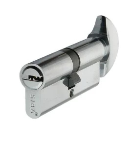 Цилиндр SIBA 90мм (60х30Т) кл-эт 5кл хром 12190/BТК 55.10.25