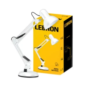 Лампа LED LEBRON настольная телескопическая L-TL Tel. E27 40W белая 15-11-80-1