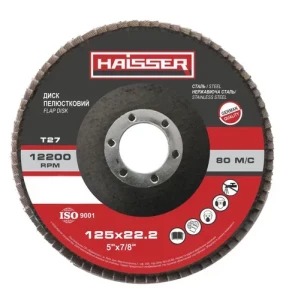 Круга лепестки Haisser 125*22,2 мм P100 T27