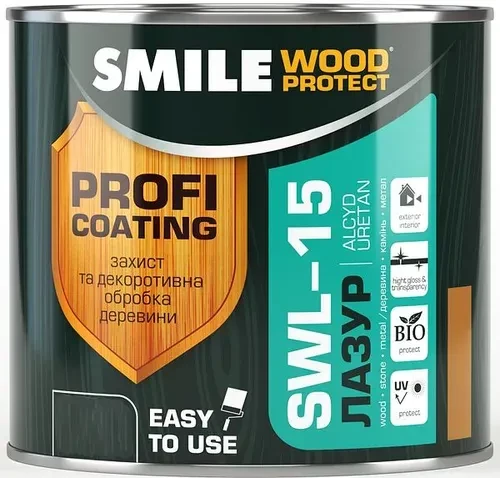 Лазурь SMILE SWL -15 2.3л дуб Лазурь SMILE SWL -15 2.3л дуб