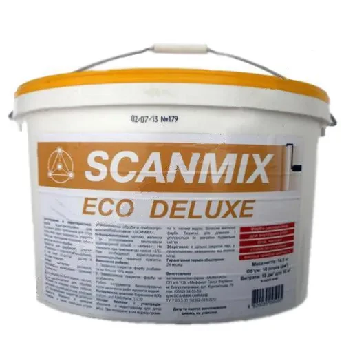 Краска SCANMIX Eco Deluxe 3,5кг ведро Краска SCANMIX Eco Deluxe 3,5кг ведро