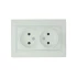 Розетка LEZARD Mira 2-я белая 701-0202-128B