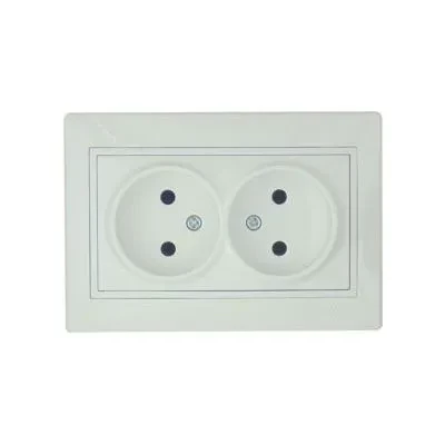 Розетка LEZARD Mira 2-я белая 701-0202-128B Розетка LEZARD Mira 2-я белая 701-0202-128B