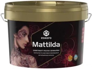 Краска ESKARO Mattilda 2,85л глубокоматовая для стен и потолков.
