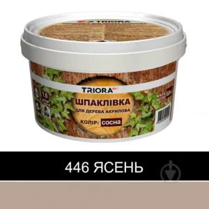Шпаклевка ТRIORA для дерева 0,8 кг 446 ясень