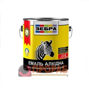 Эмаль алкидная ZEBRA ПФ-116 2,8кг 88 темно-коричневая