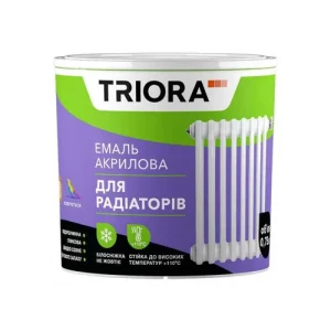 Эмаль акриловая TRIORA для радиаторов 0,75л.