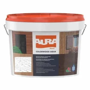 Лазурь декоративно-защитная AURA ColorWood Aqua белая 9л