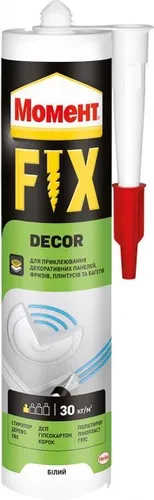 Клей монтажный МОМЕНТ Fix Decor 400г Клей монтажный МОМЕНТ Fix Decor 400г