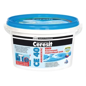 Затирка CERESIT СЕ-40 графит 2кг