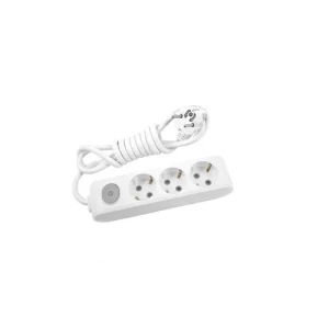 Удлинитель PANASONIC X-tendia 3*3м с/з с защитными шторками серый WLTB04332GR-UA