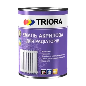 Эмаль акриловая TRIORA для радиаторов 2л.
