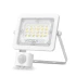 Прожектор LED 20W белый планшет с датчиком движения