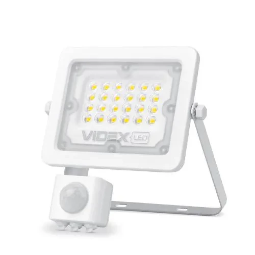 Прожектор LED 20W белый планшет с датчиком движения Прожектор LED 20W белый планшет с датчиком движения