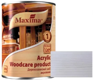 Деревозащитное средство MAXIMA Acrylic 0,75л белый.
