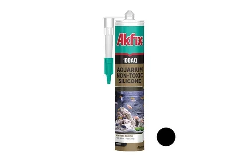 Силикон аквариумный AKFIX 100AQ 280мл 340г черный Силикон аквариумный AKFIX 100AQ 280мл 340г черный