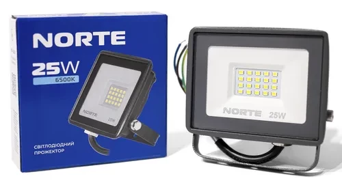 Прожектор NORTE 25W 6500K 1-NSP-12025 Прожектор NORTE 25W 6500K 1-NSP-12025