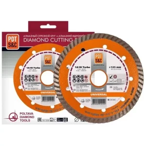 Диск алмазный PDtools TURBO UNIVERSAL 125 2.2 8 22.2