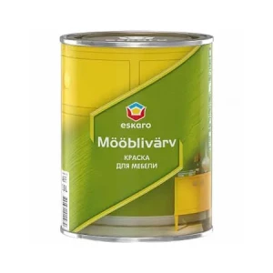 Краска для мебели акриловая ESKARO Mooblivarv TR бесцветная 0,9л