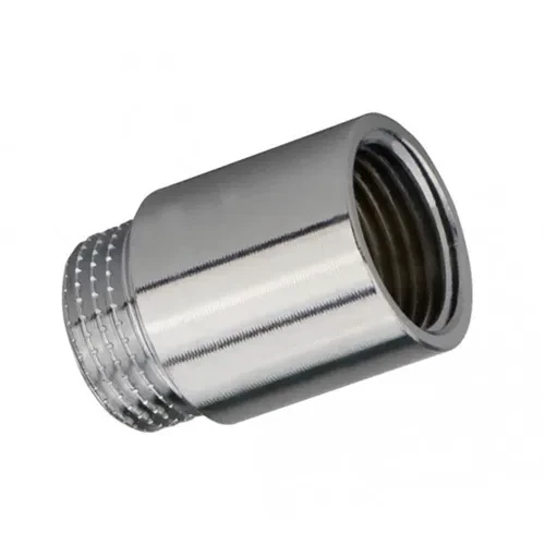 Удлинитель латунный 1/2 50 KARRO никель Удлинитель латунный 1/2 50 KARRO никель