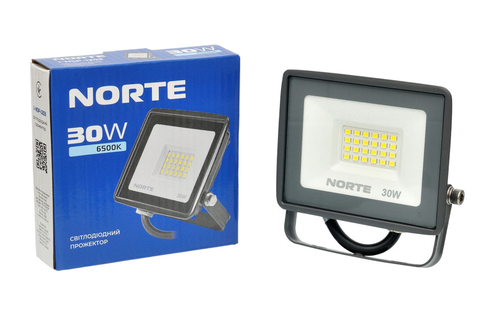 Прожектор NORTE 30W 6500K 1-NSP-1203 Прожектор NORTE 30W 6500K 1-NSP-1203