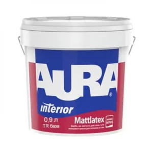 Краска AURA Mattlatex TR 0,9л бесцветная