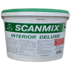 Краска SCANMIX Interior Deluxe 14кг ведро круглое