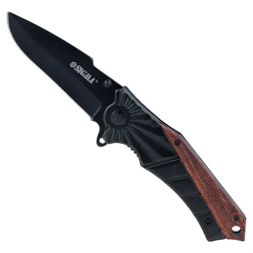Нож складной Sigma 120мм(рукоятка комбинированная металл-дерево) 4375801