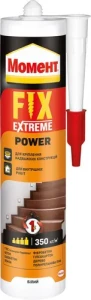 Клей монтажный МОМЕНТ Fix Extreme Power 385г белый суперсильный