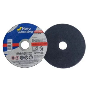 Круг отрезной по металлу NOVOABRASIVE 125*1.2*22.2