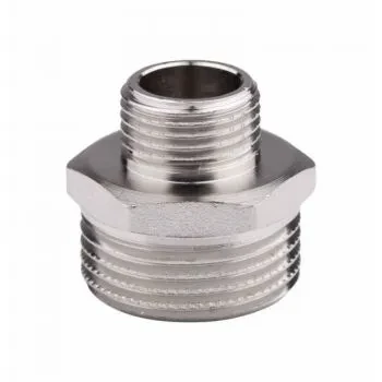 Ниппель латунный 1/2н*3/8н SD FORTE SF359159 Ниппель латунный 1/2н*3/8н SD FORTE SF359159