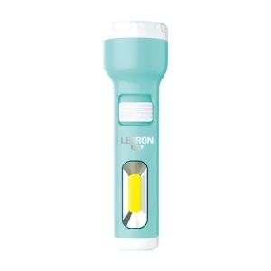 Фонарик LED LEBRON ручной аккумуляторный L-HL-31 ABS зеленый 1W+1W COB USB 1200mAh Li-lon 15-15-31
