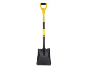 Лопата совковая MASTERTOOL 235*285*360мм черно-желтая укр. 0.9кг 14-6256