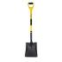 Лопата совковая MASTERTOOL 235*285*360мм черно-желтая укр. 0.9кг 14-6256